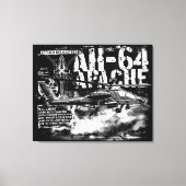 Toile Emballée AH-64 Apache (Recto)