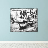 Toile Emballée AH-64 Apache (Insitu (Plancher de Bois))