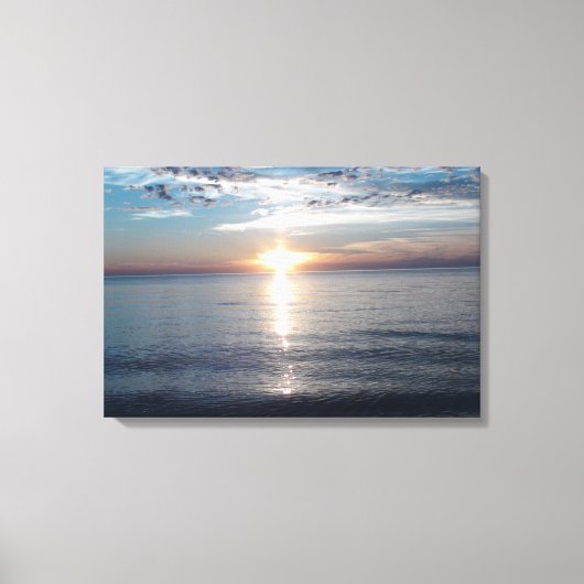 Toile emballée Coucher de soleil sur le Cap (Recto)