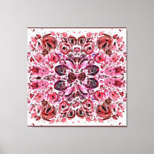 Toile Emballée Premium (Gloss) Passion Rouge (Recto)