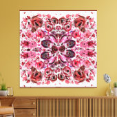Toile Emballée Premium (Gloss) Passion Rouge (Insitu(Salon))