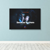 Toile Emballée Premium Parce qu'elle est là (Insitu (Plancher de Bois))