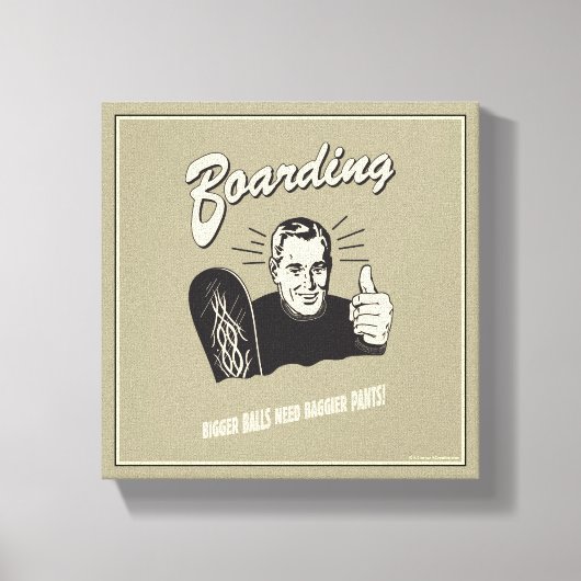 Toile Embarcadère : Bigger Balls Pantalon Baggier (Recto)