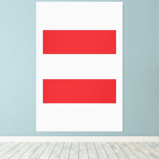 Toile Emblème d'Austria Flag (Insitu (Plancher de Bois))