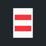 Toile Emblème d'Austria Flag<br><div class="desc">Austria Patriotic Home Venin Design. Country Sign Souvenir. National Politics Mark Present. Présentation de symboles homeland.</div>