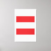 Toile Emblème d'Austria Flag (Recto)