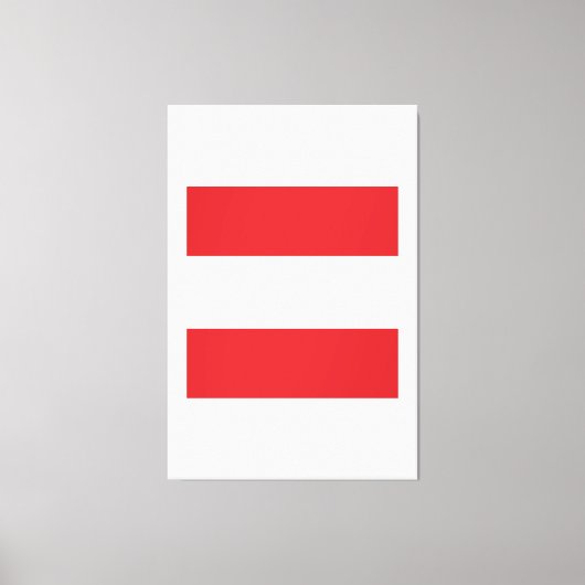 Toile Emblème d'Austria Flag (Recto)