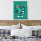 Toile Emblème hachuré SLYTHERIN™ (Insitu(Chambre))