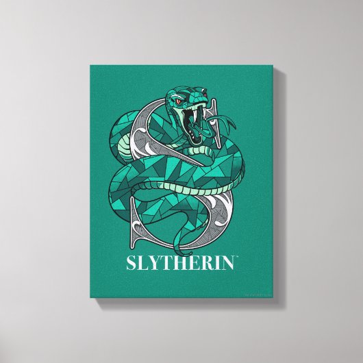 Toile Emblème hachuré SLYTHERIN™ (Recto)