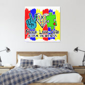 Toile embouteillée Premium (brillant) (Insitu(Chambre))