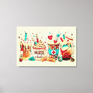 Toile embouteillée Premium (brillant)