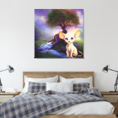 Toile embouteillée Premium (brillant) (Insitu(Chambre))