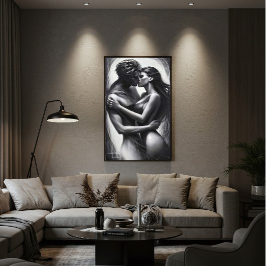 Toile Embrasser éternel