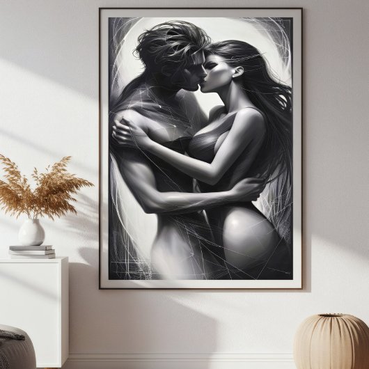 Toile Embrasser éternel