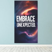 Toile Embrasser l'inattendu (Insitu (Plancher de Bois))