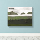 Toile Emerald Alaska (Insitu (Plancher de Bois))