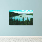 Toile Emerald Bay Vue sur le lac Tahoe Lake Tahoe, CA (Insitu (Plancher de Bois))