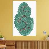 Toile Emerald Blossoms (Insitu(Salon))