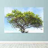 Toile Emerald Canopy: The Coastal Almond Tree (Insitu (Plancher de Bois))