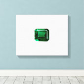 Toile Emerald Gemstone Green (Insitu (Plancher de Bois))