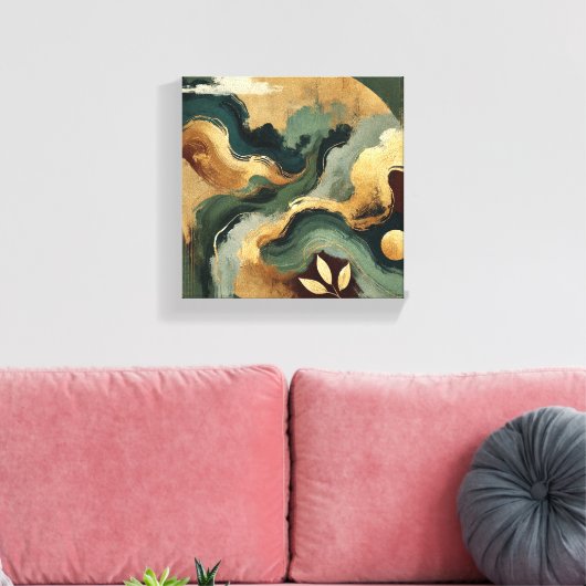 Toile Emerald Harmony (Insitu(Salon))