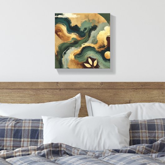 Toile Emerald Harmony (Insitu(Chambre))