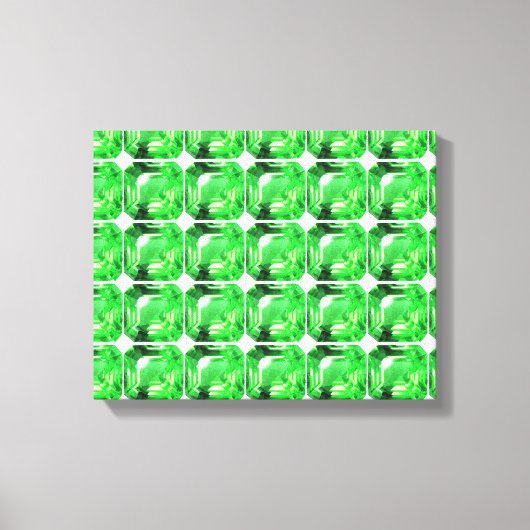Toile Emerald, vert vif (Recto)