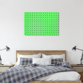 Toile Emerald, vert vif (Insitu(Chambre))