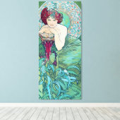 Toile Emeraude (Quatre Bijoux), Alphonse Mucha (Insitu (Plancher de Bois))