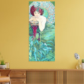 Toile Emeraude (Quatre Bijoux), Alphonse Mucha (Insitu(Salon))