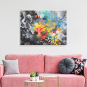 Toile Émergence de couleur (Insitu(Salon))