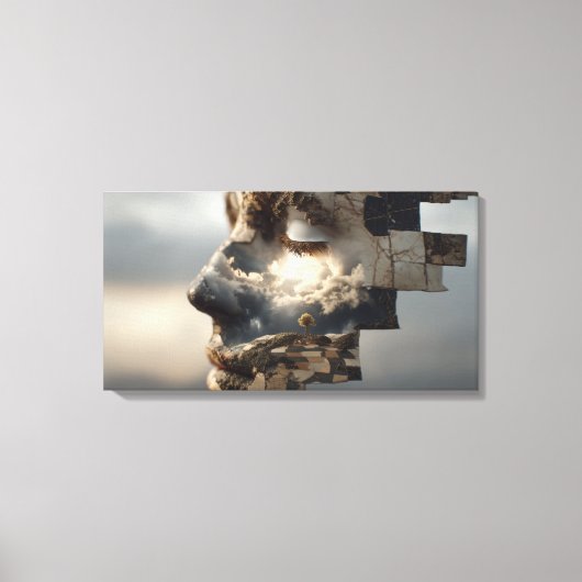 Toile émergence subtile (Recto)