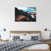 Toile Émerveillé par les montagnes (Insitu(Chambre))