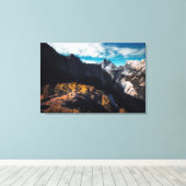 Toile Émerveillé par les montagnes (Insitu (Plancher de Bois))