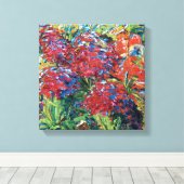 Toile Emil Nolde Fleurs Rouges Expressionnisme Beaux-Art (Insitu (Plancher de Bois))