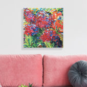 Toile Emil Nolde Fleurs Rouges Expressionnisme Beaux-Art (Insitu(Salon))