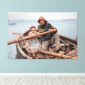 Toile Émile Renouf - The Helping Hand, 1881 (Insitu (Plancher de Bois))