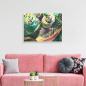 Toile Emily Carr Path Among Pines Paysage canadien (Insitu(Salon))