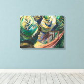 Toile Emily Carr Path Among Pines Paysage canadien (Insitu (Plancher de Bois))