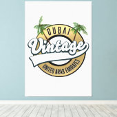 Toile Émirats arabes unis Vintages de Dubaï (Insitu (Plancher de Bois))
