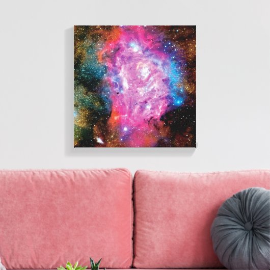 Toile Emission de lagune Nebula Interstellar Cloud Photo (Insitu(Salon))