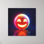 Toile Emoji Orb Joyeux (Recto)