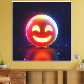 Toile Emoji Orb Joyeux (Insitu(Salon))