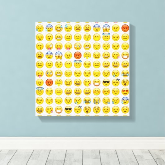 Toile émoticône (Insitu (Plancher de Bois))