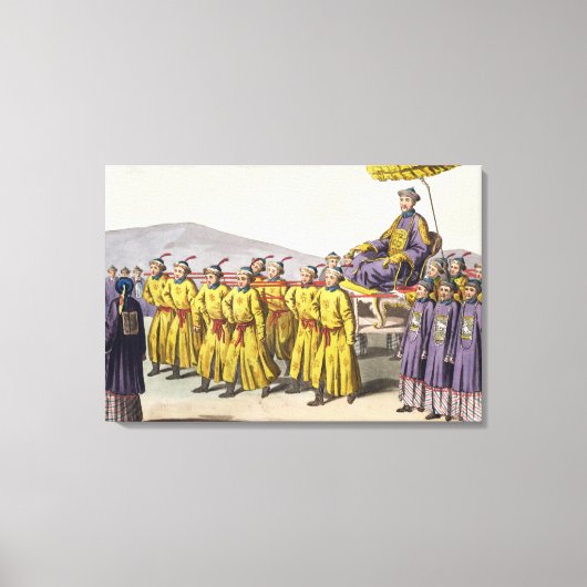 Toile Empereur Ch'ien Lung porté à Triumph, plaque 18 f (Recto)