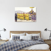 Toile Empereur Ch'ien Lung porté à Triumph, plaque 18 f (Insitu(Chambre))