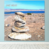 Toile Empilage de roche (Insitu (Plancher de Bois))