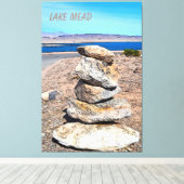 Toile Empilage de roche (Insitu (Plancher de Bois))