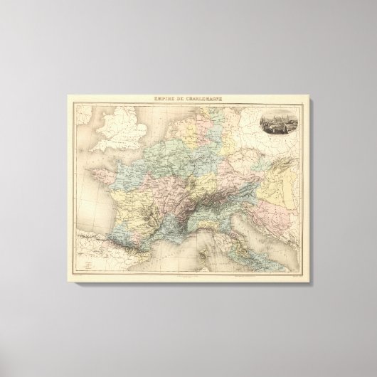 Toile Empire de Charlemagne (Recto)