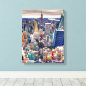 Toile Empire State Building and Midtown Manhattan (Insitu (Plancher de Bois))